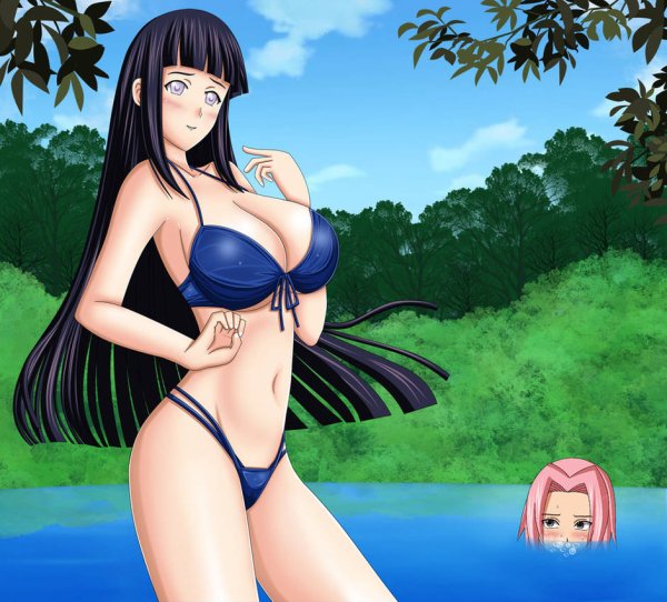 Хината Хьюга и цунаде