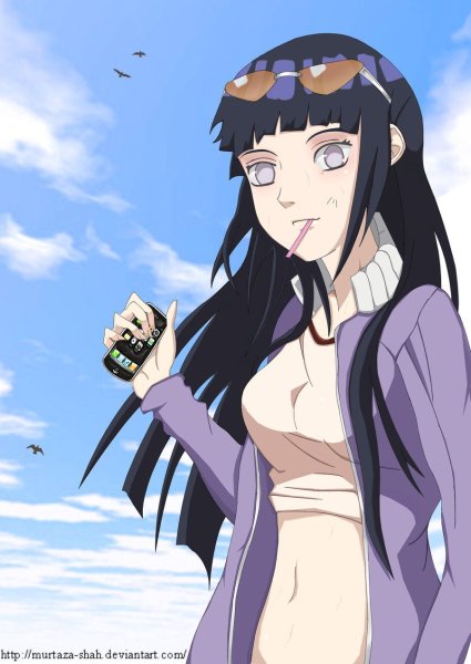 Хината Хьюга смеется