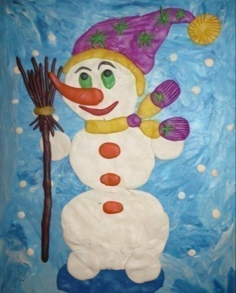 Пластилинография в детском саду