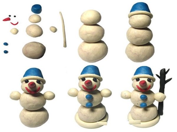 Снежная баба франтиха лепка Лыкова