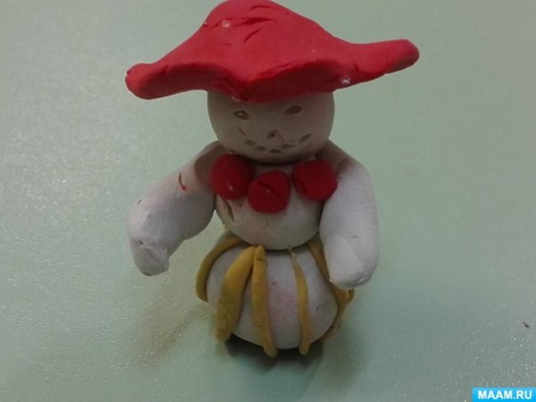 Лепка снежной бабы