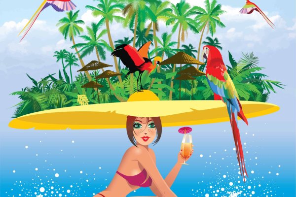 Отпуск иллюстрация