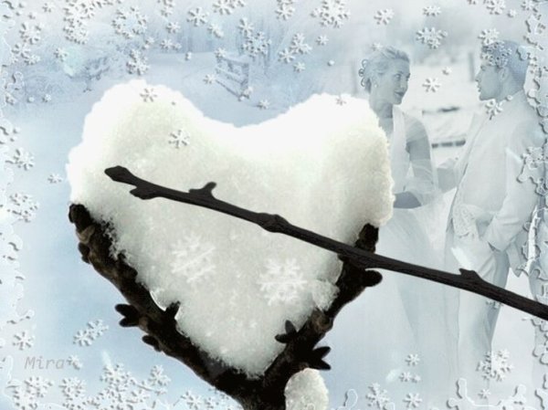 Доброе утро снег гиф