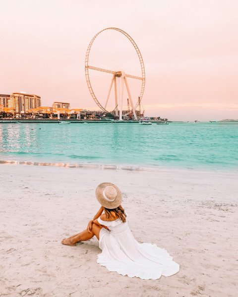 Колесо обозрения на море Дубай