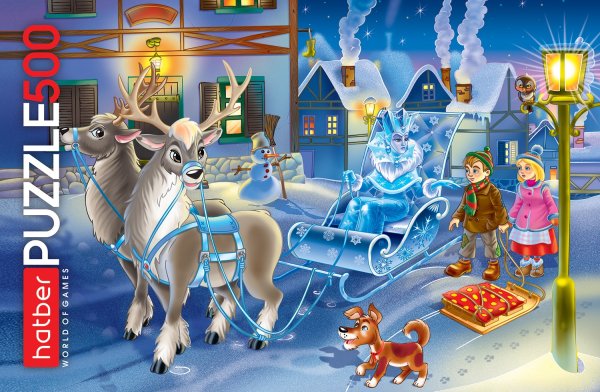 Пазл Hatber cartoons collection Снежная Королева (500пз2_10724), 500 дет.