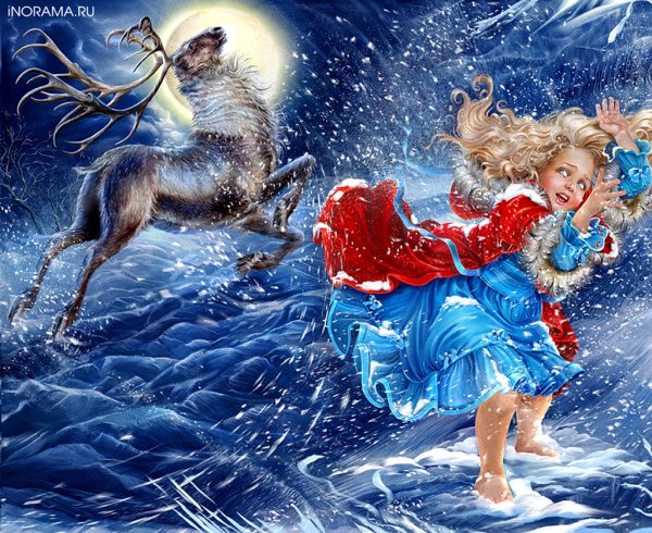 Снежная Королева иллюстрации Инны Кузубовой