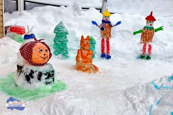 Снежный городок Эколят в ДОУ