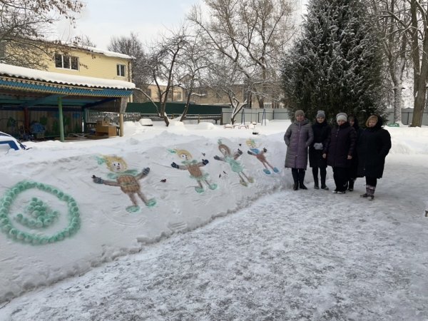 Эколята снежный городок