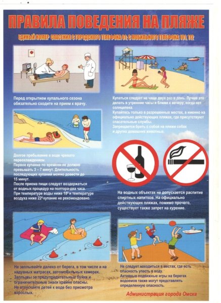 Правила поведения на воде