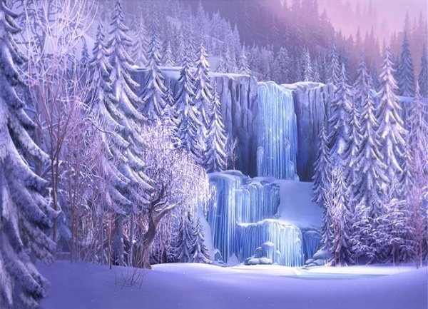 Картинки сказочный снежный лес (67 фото) » Картинки и статусы про  окружающий мир вокруг