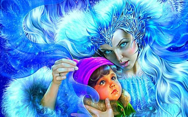 Инна Кузубова художник Снежная Королева