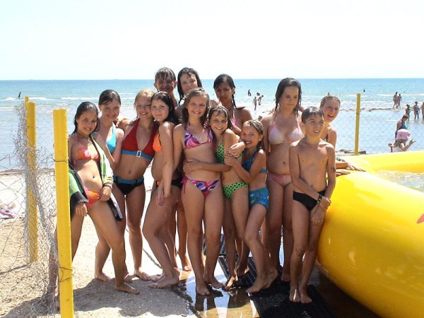 Детский лагерь пляж