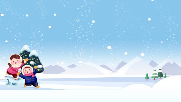 Фон для презентации зима для детей