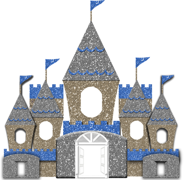 Сказочный замок с окошками