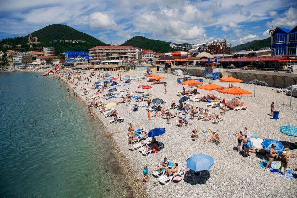 Пляж Ольгинка Туапсинский район