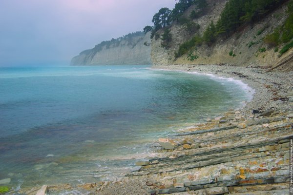 Голубая бездна пляж Краснодарский край