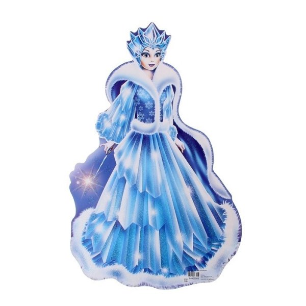 Снежная Королева на прозрачном фоне