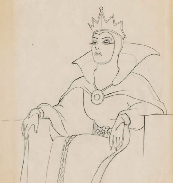 Снежная Королева карандашом