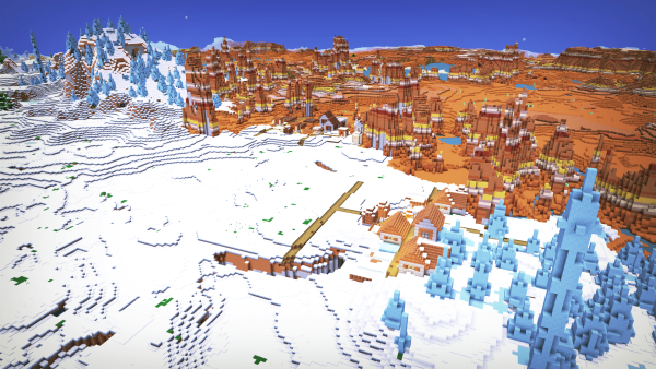 Снежный Длинноногий майнкрафт