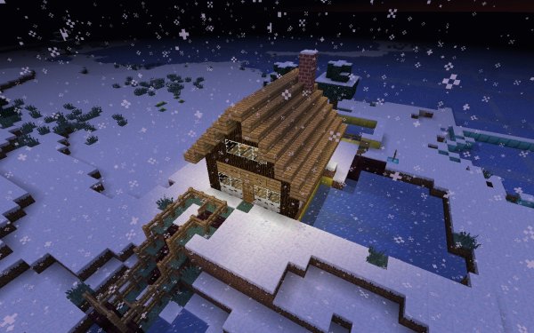 Домики для зимнего Биома