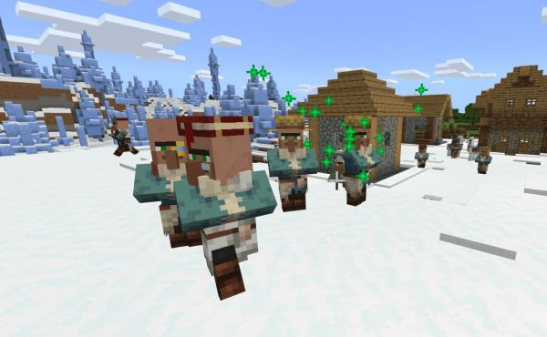 Снежный житель майнкрафт
