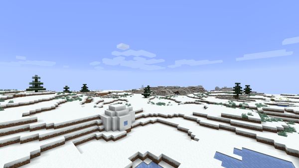 Ледяные пики майнкрафт биом