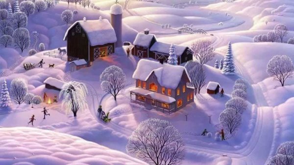 Новогодний пейзаж