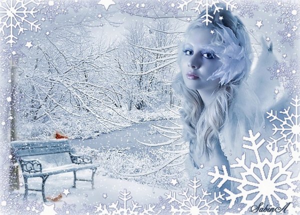 Зима пришла девушка