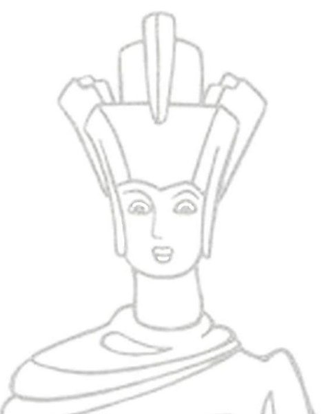 Снежная Королева трафарет