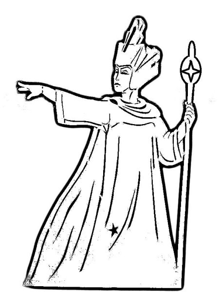 Вытынанка Снежная Королева