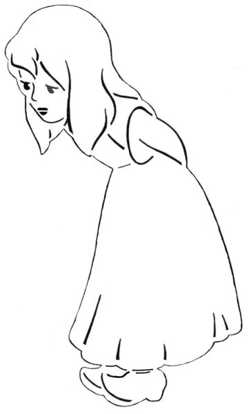 Герда раскраска Снежная Королева