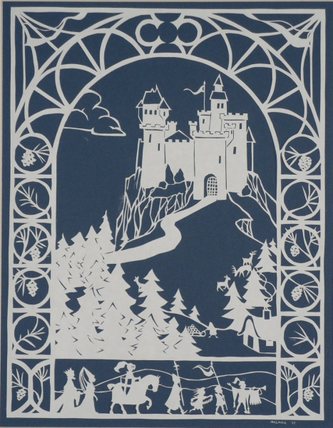 Бумага вытынанка