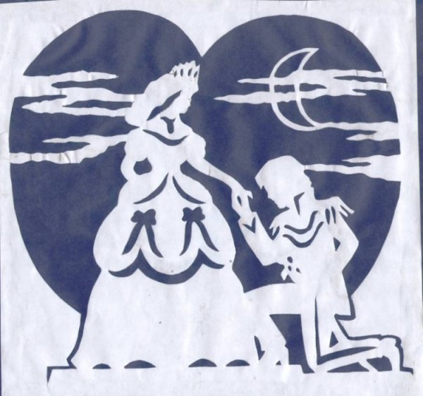 Вырезки на окна сказочные