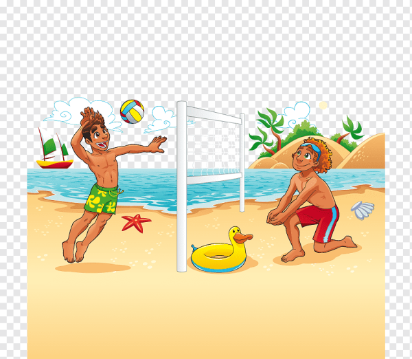 Дошкольники на пляже