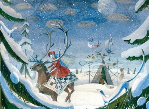 Снежная Королева иллюстрации Алексей Черепанов.