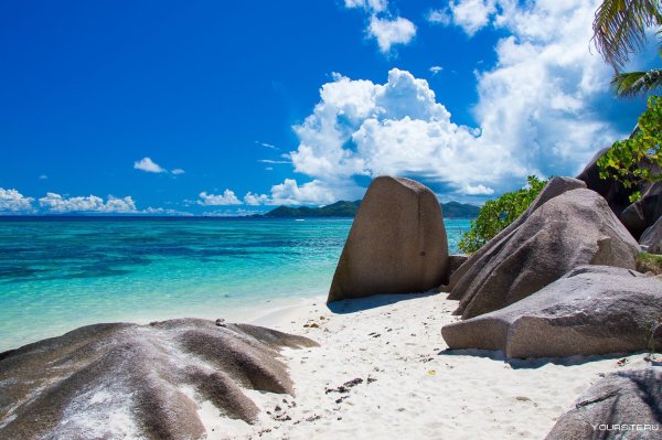 Пляж ла Диг Сейшелы