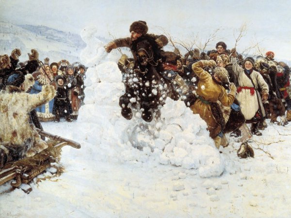 Василий Суриков взятие снежного городка