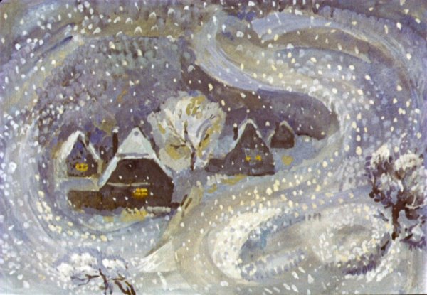 Госпожа Метелица (госпожа вьюга) - Гримм