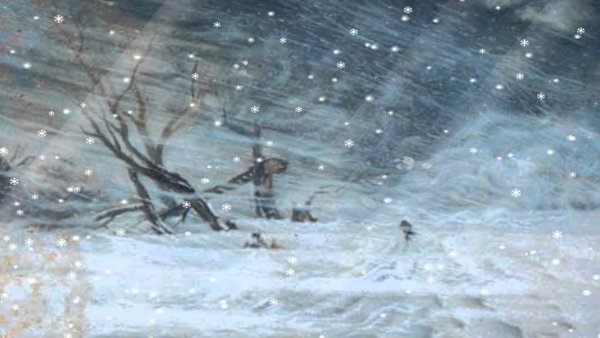 Павел Засодимский в метель и вьюгу