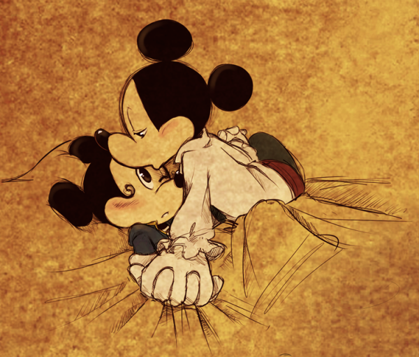 Грустный Микки Маус
