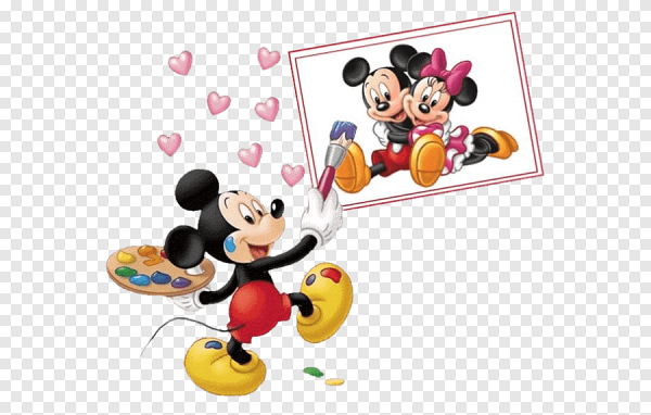 Минни Маус с кисточкой