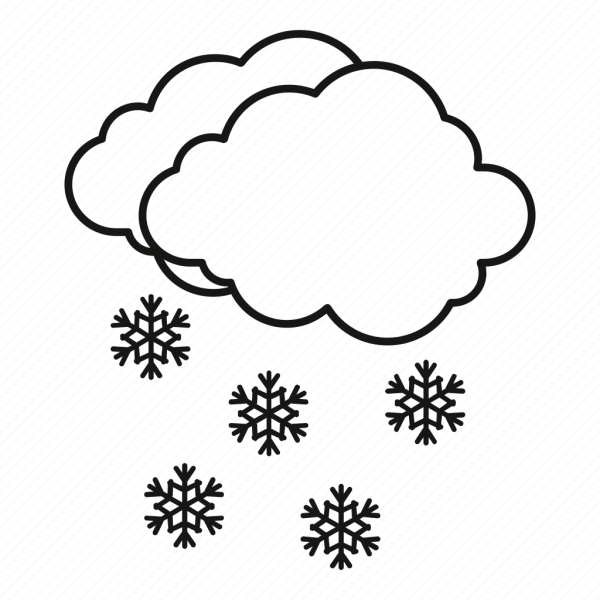 Сугробы снежинки раскраски для малышей