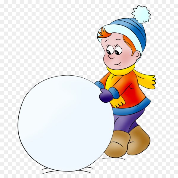 Снежки без фона