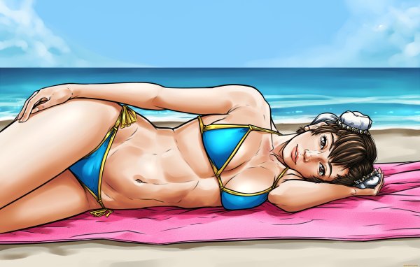 Chun li в купальнике