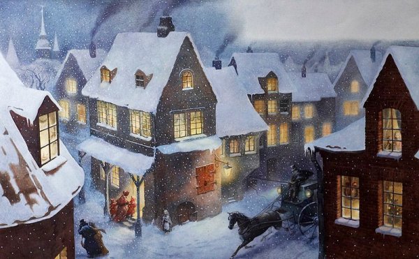 Снежная Королева дом Кая и Герды