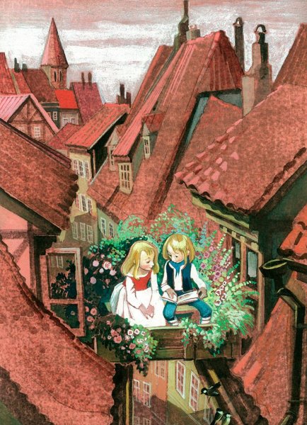 Ника Гольц иллюстрации к снежной Королеве