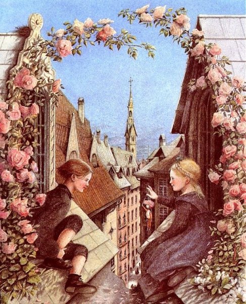 Снежная Королева дом Кая и Герды