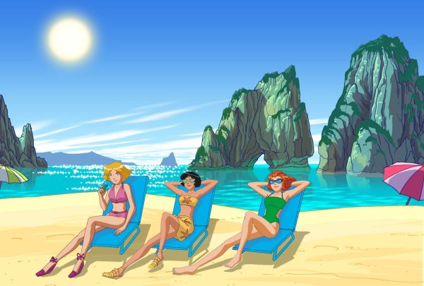 Тотали спайс мультсериал пляж