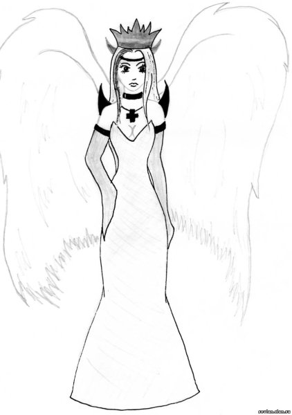 Рисунки для срисовки Королева