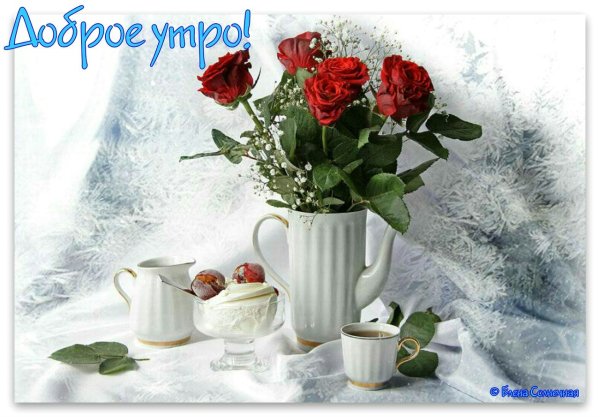 Снежное утро пожелания